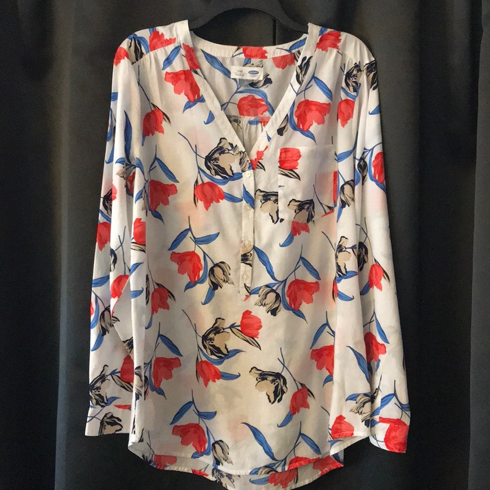 Old Navy floral tunic top